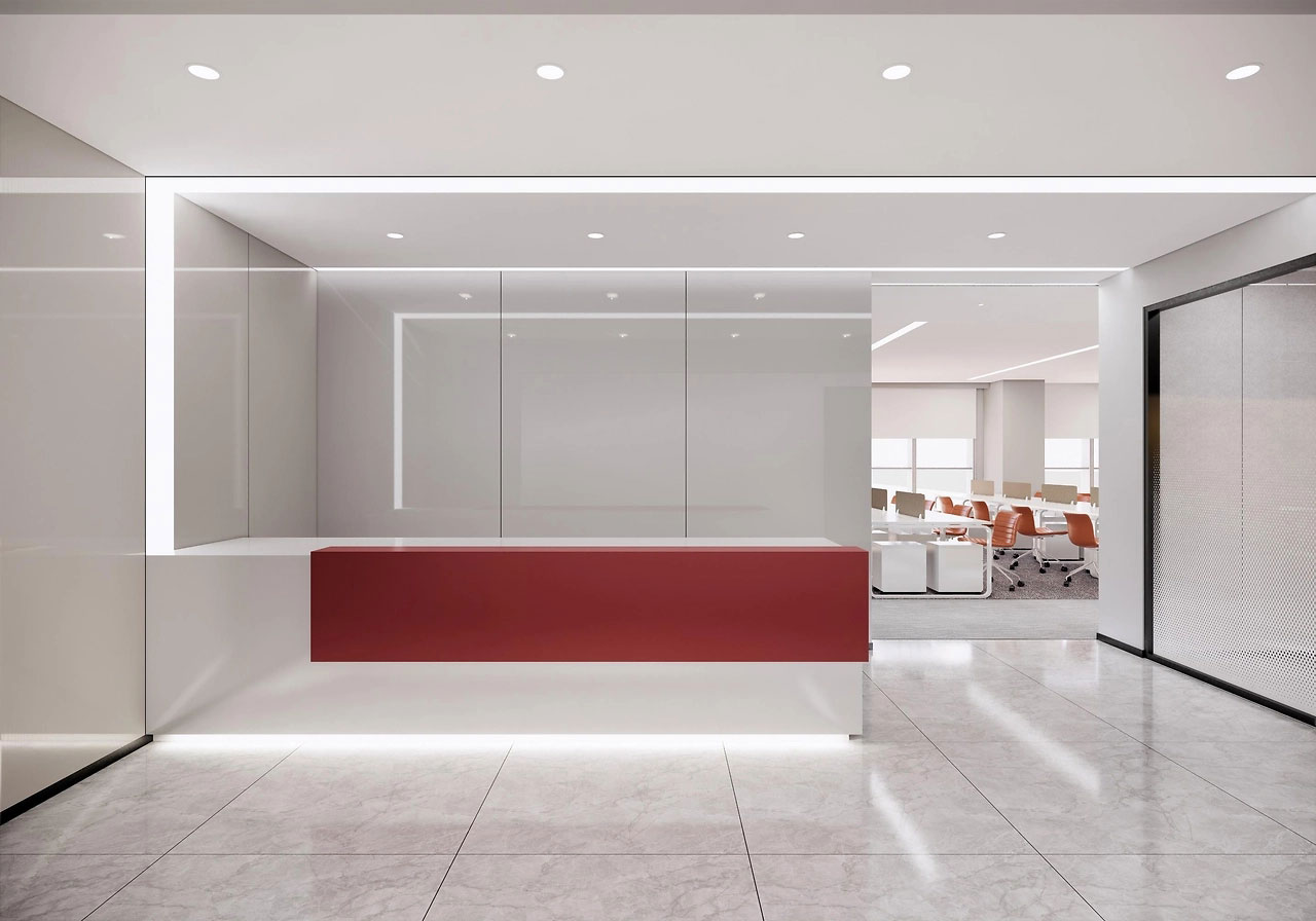 251平米驻马店办公室装修效果图