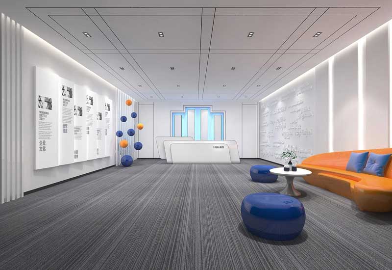 370平米驻马店厂房办公室装修效果图