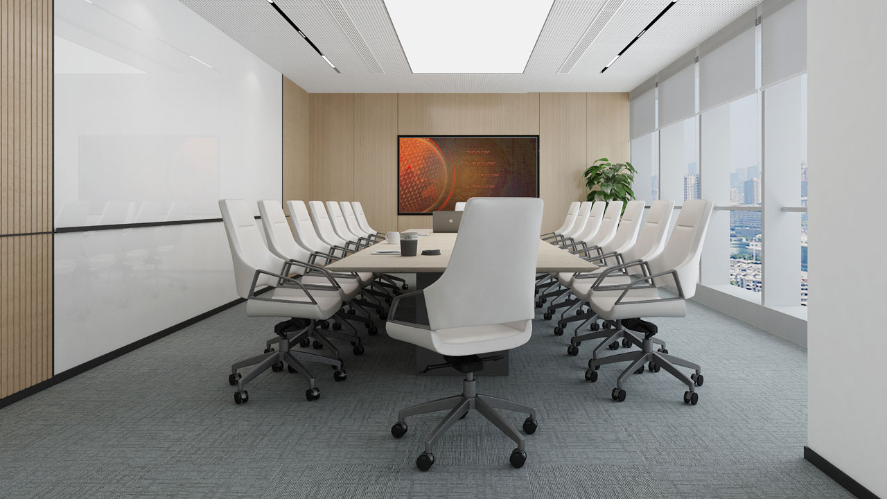 517平米驻马店办公室装修设计效果图