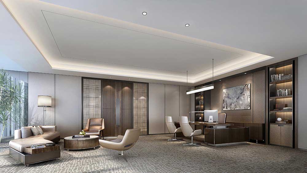 760平米驻马店办公室装修设计效果图