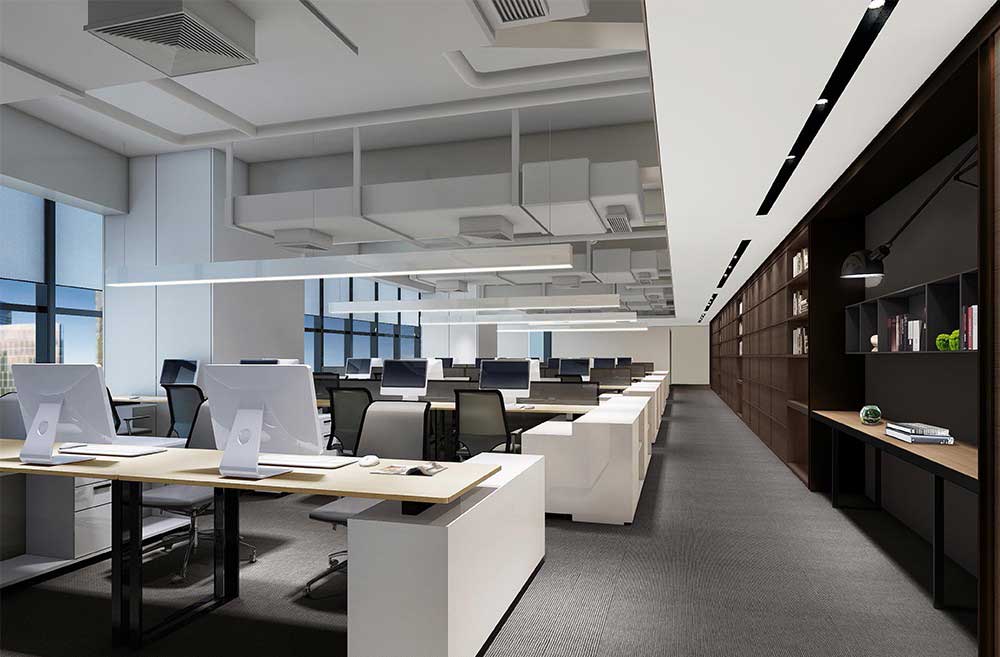 760平米驻马店办公室装修设计效果图