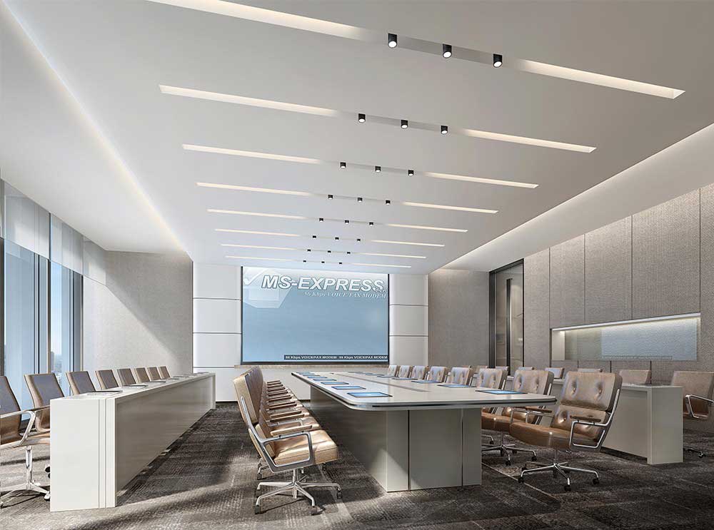 760平米驻马店办公室装修设计效果图