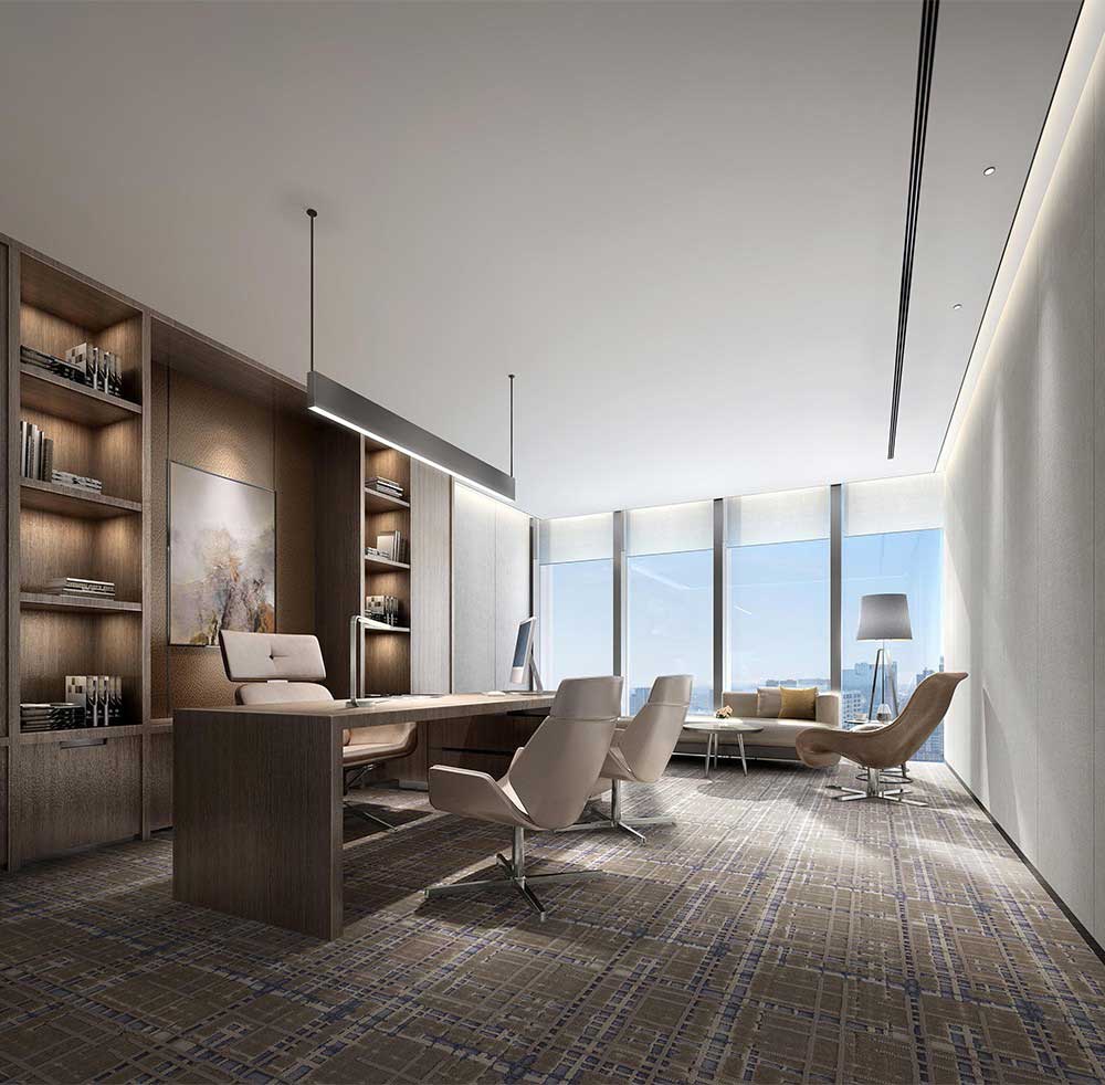 760平米驻马店办公室装修设计效果图