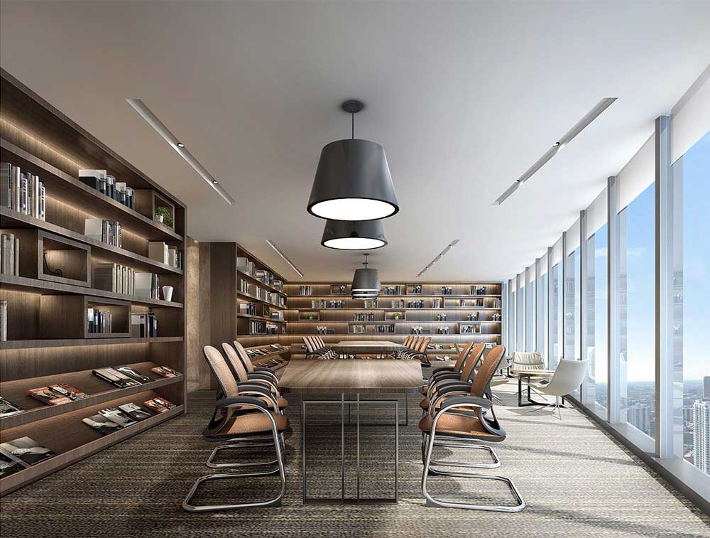 760平米驻马店办公室装修设计效果图