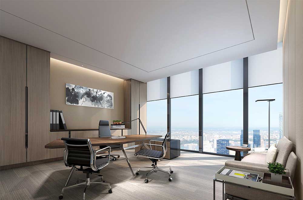 760平米驻马店办公室装修设计效果图