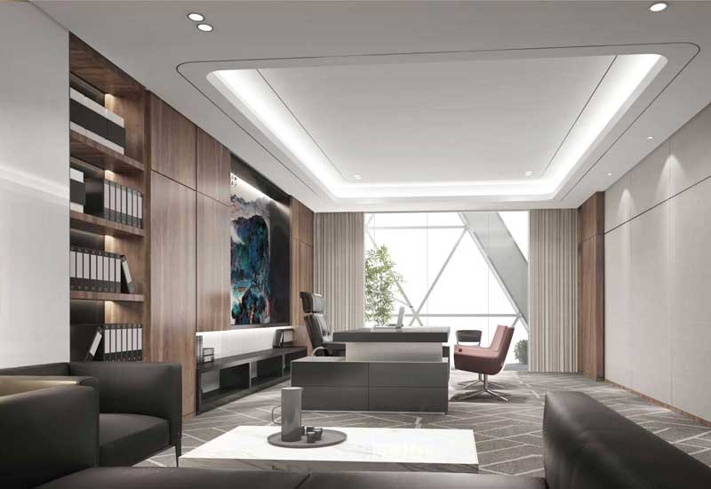 400平米驻马店办公室装修设计效果图