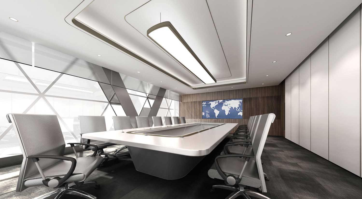 400平米驻马店办公室装修设计效果图