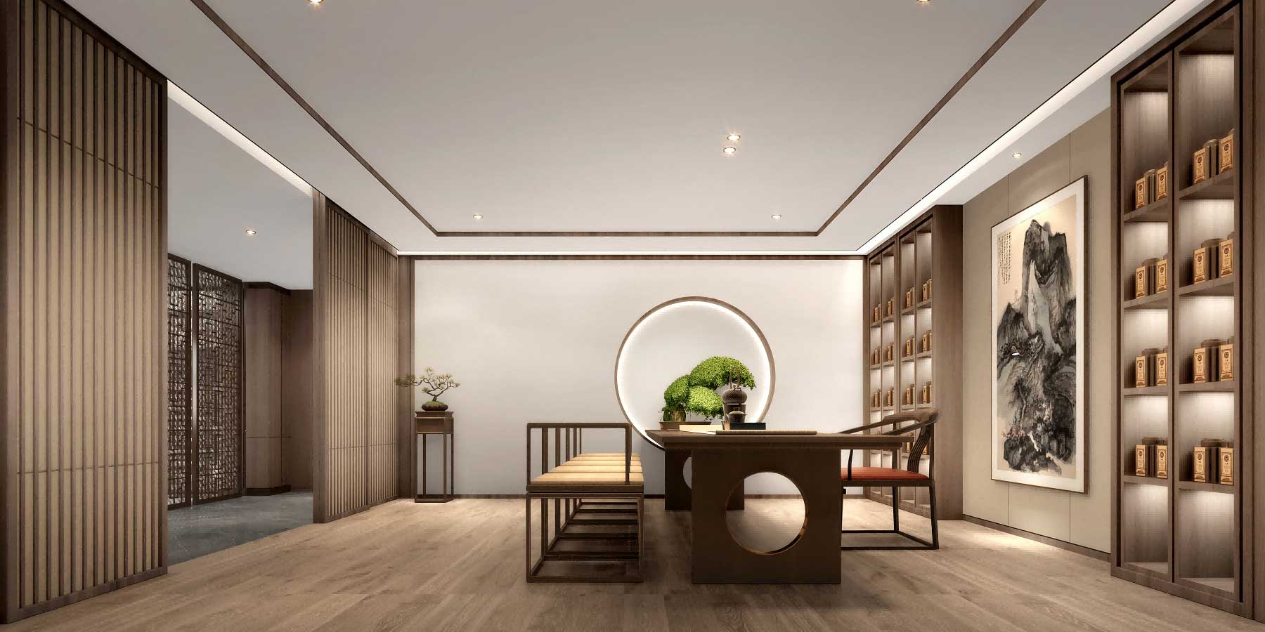 400平米驻马店办公室装修设计效果图