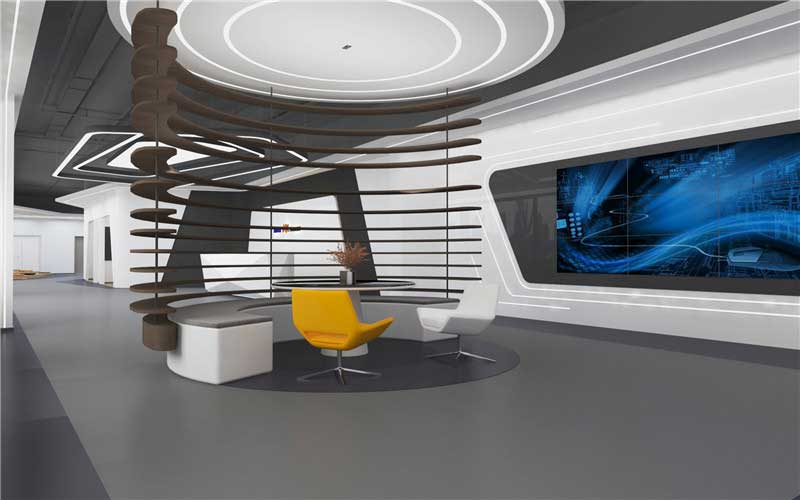 315平米驻马店企业办公室装修设计效果图