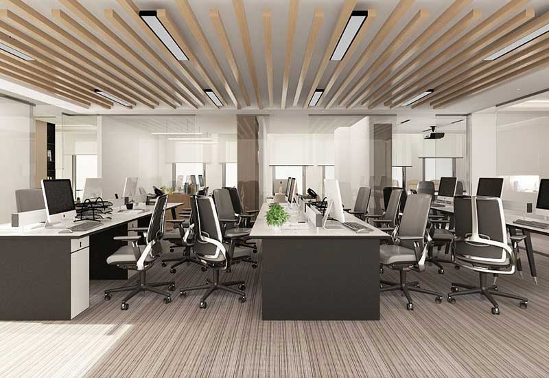 180平米驻马店办公室装修设计效果图