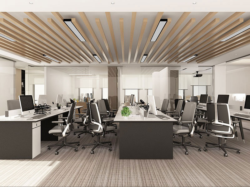 180平米驻马店办公室装修设计效果图