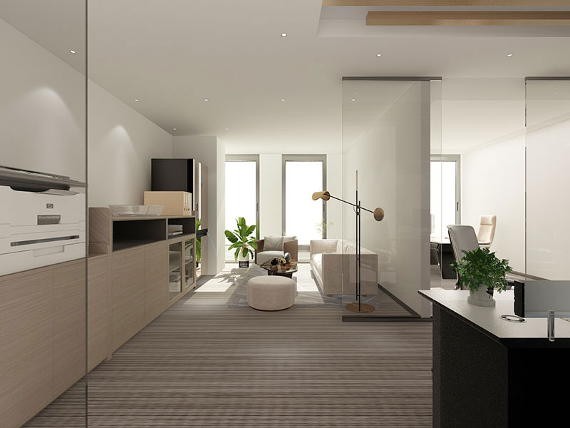 180平米驻马店办公室装修设计效果图