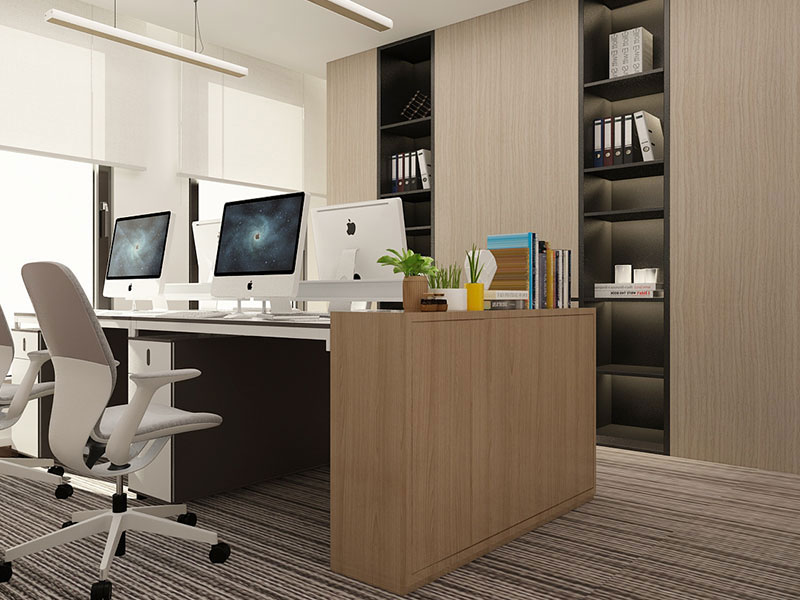 180平米驻马店办公室装修设计效果图