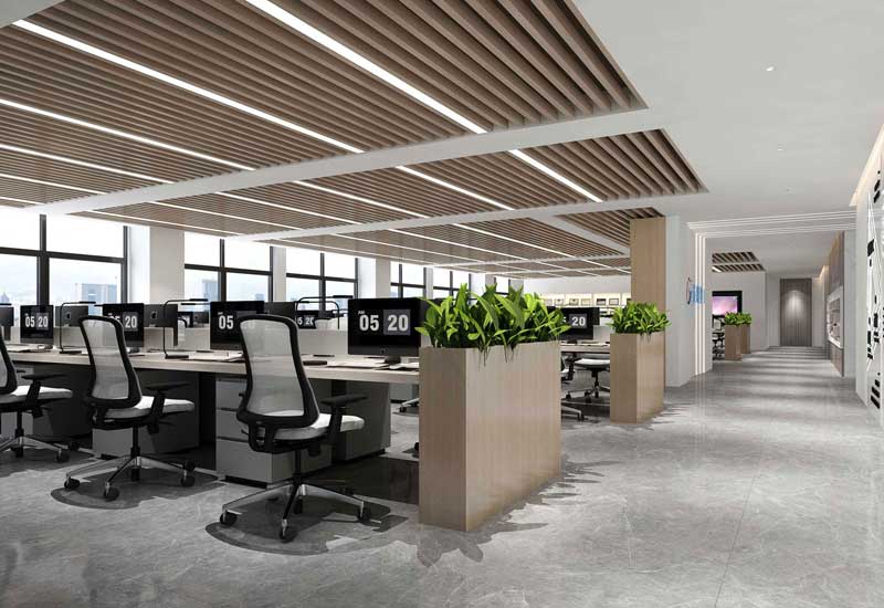 435平米驻马店办公室装修设计效果图