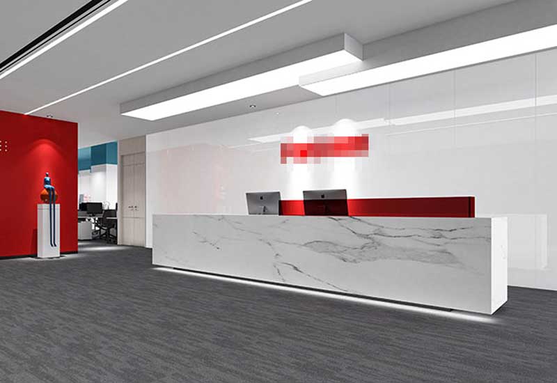 215平米驻马店办公室装修设计效果图