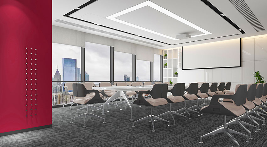 215平米驻马店办公室装修设计效果图