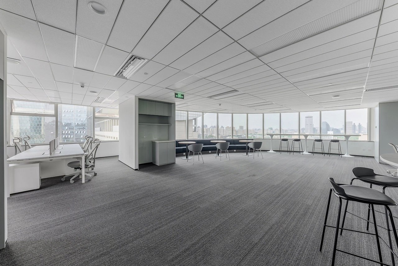 347平米驻马店厂房办公室装修设计效果图