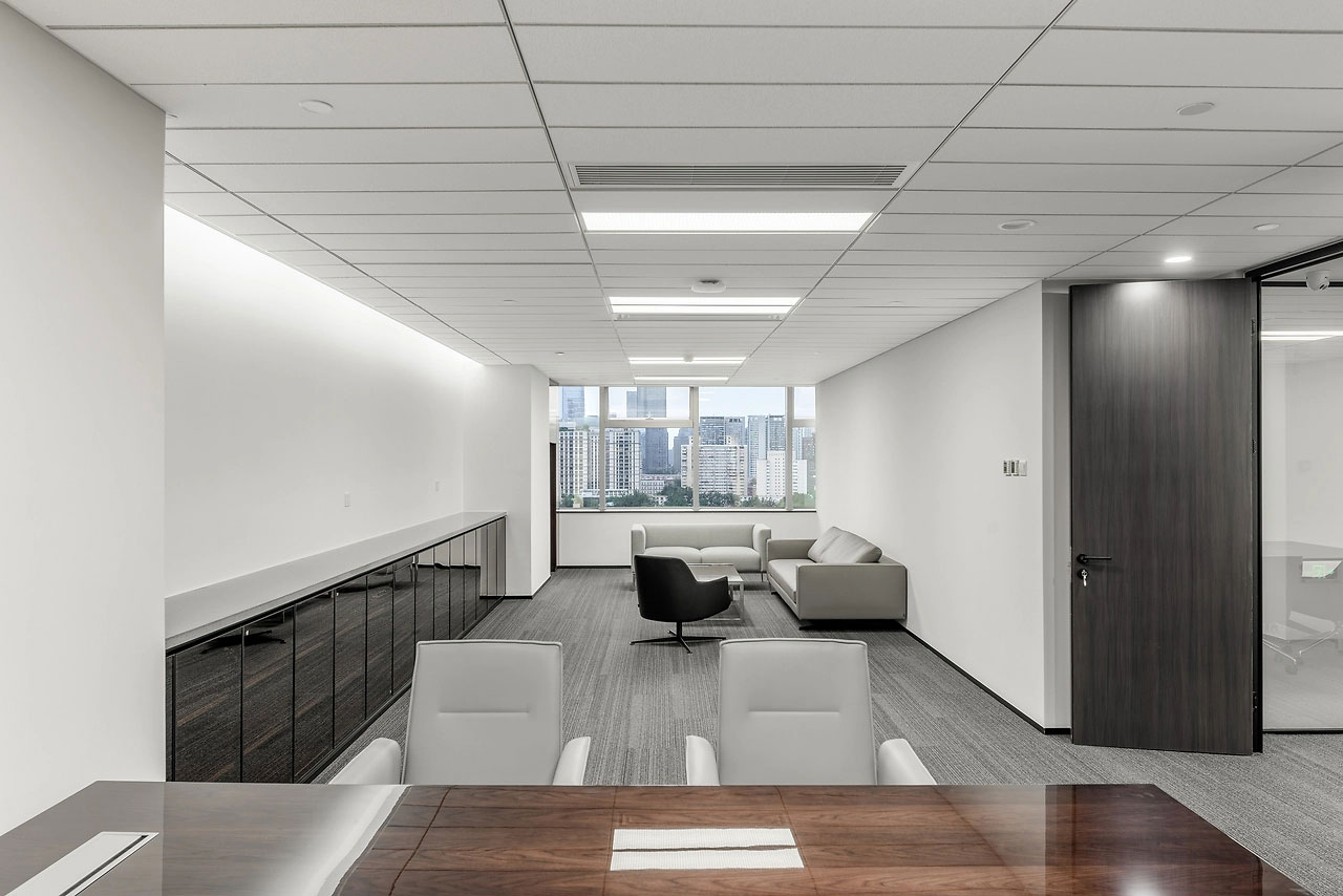 347平米驻马店厂房办公室装修设计效果图