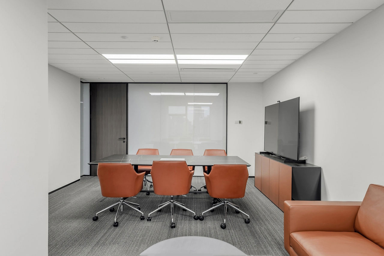 347平米驻马店厂房办公室装修设计效果图