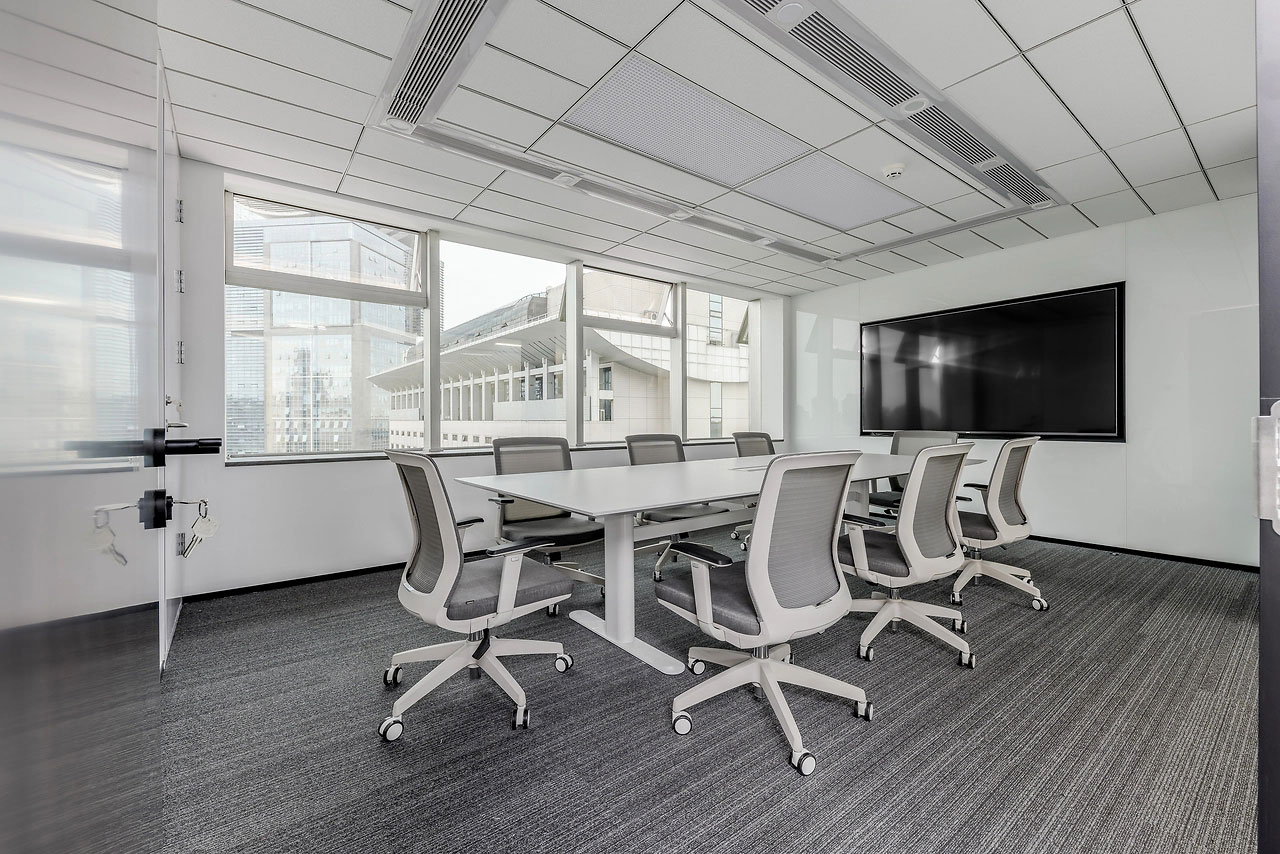 347平米驻马店厂房办公室装修设计效果图