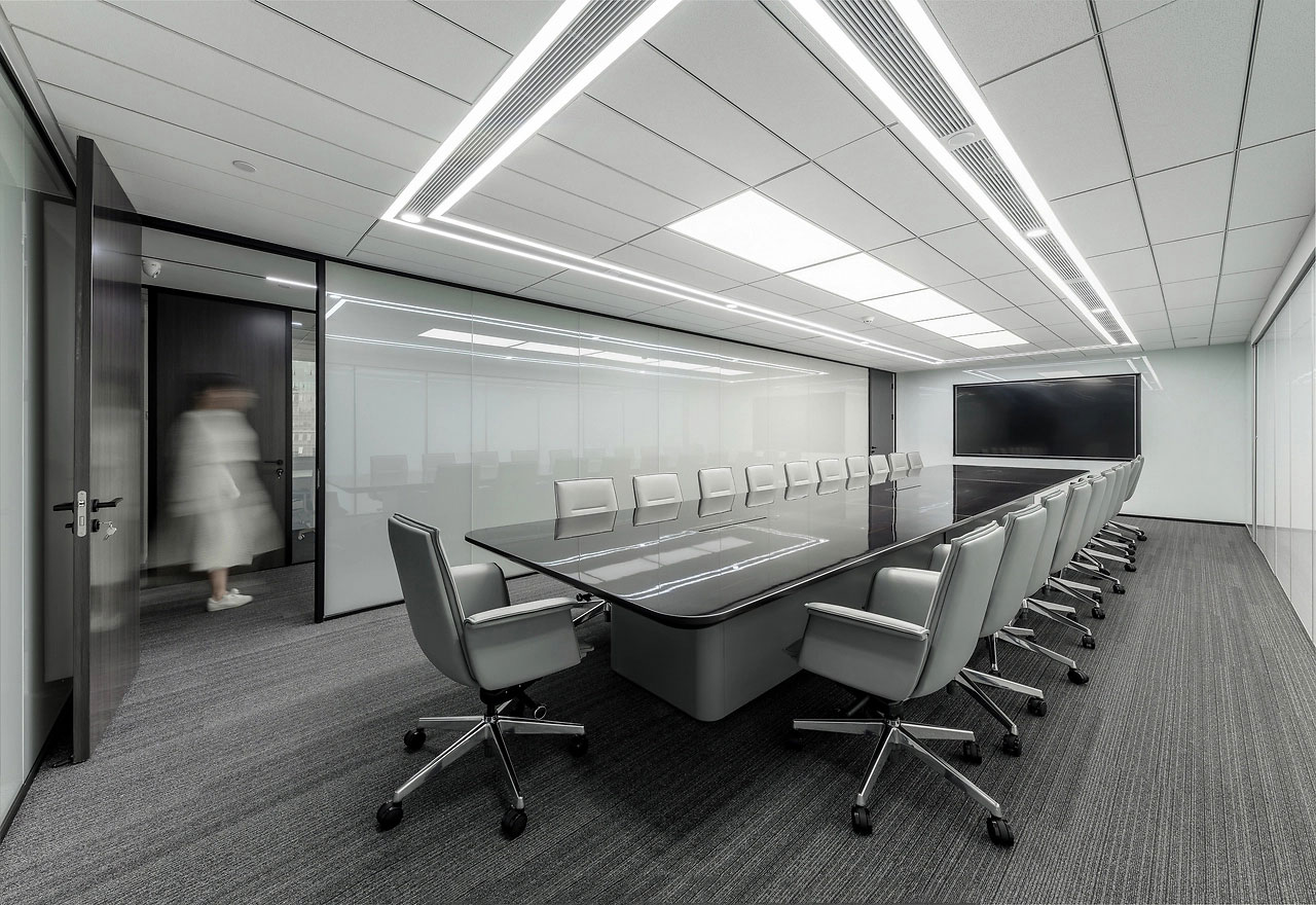 347平米驻马店厂房办公室装修设计效果图