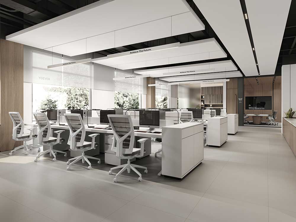 475平米驻马店企业办公室设计效果图