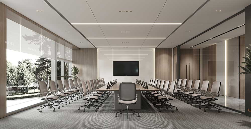 475平米驻马店企业办公室设计效果图