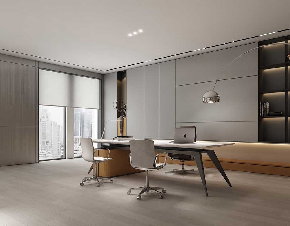 475平米驻马店企业办公室设计效果图