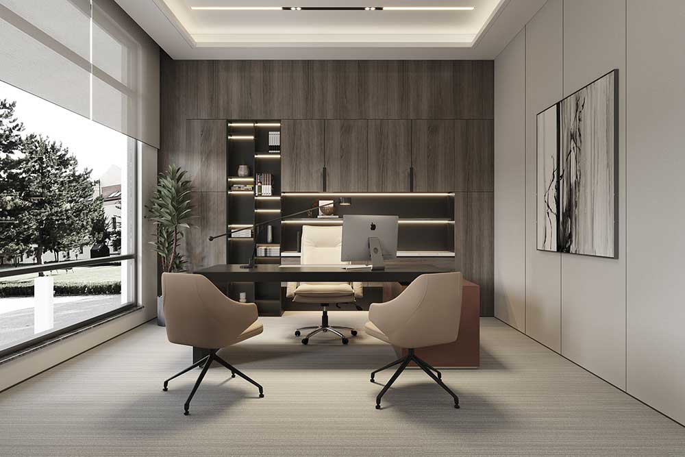 475平米驻马店企业办公室设计效果图