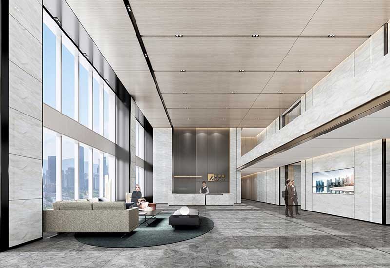 2000平米驻马店办公楼装修设计效果图