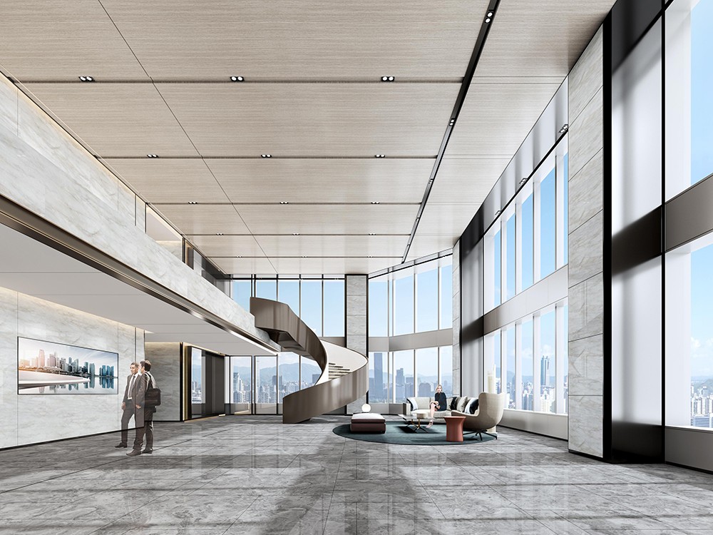 2000平米驻马店办公楼装修设计效果图