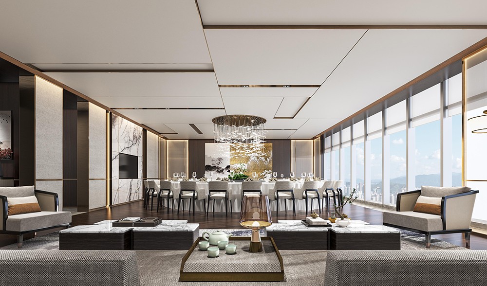 2000平米驻马店办公楼装修设计效果图