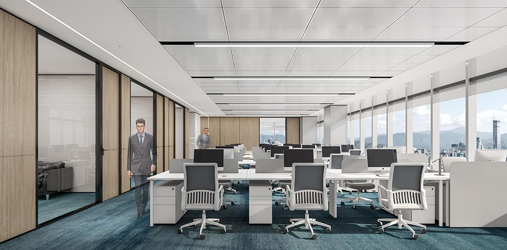 2000平米驻马店办公楼装修设计效果图