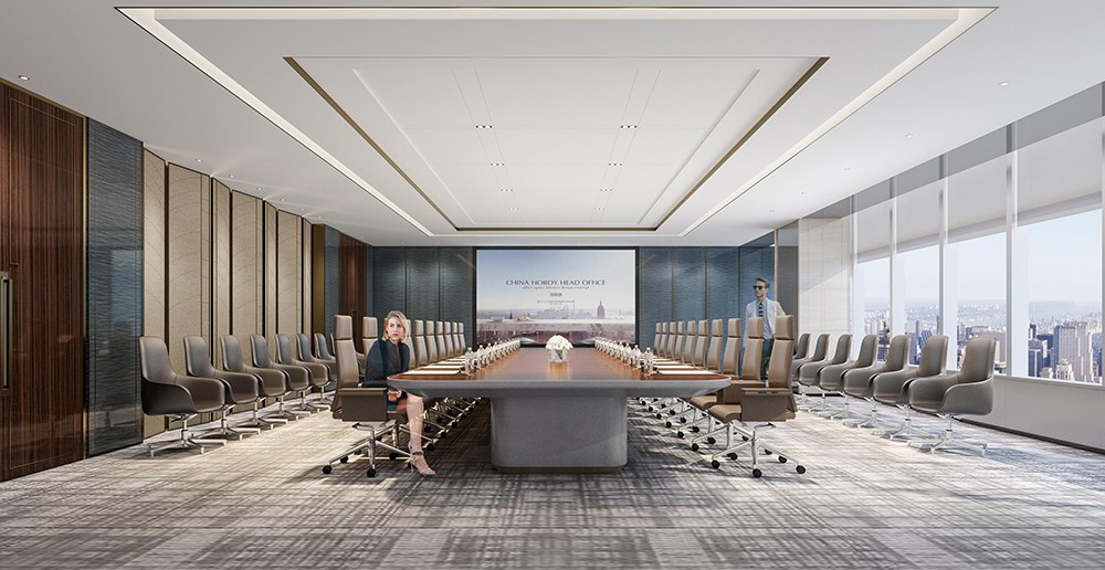 2000平米驻马店办公楼装修设计效果图