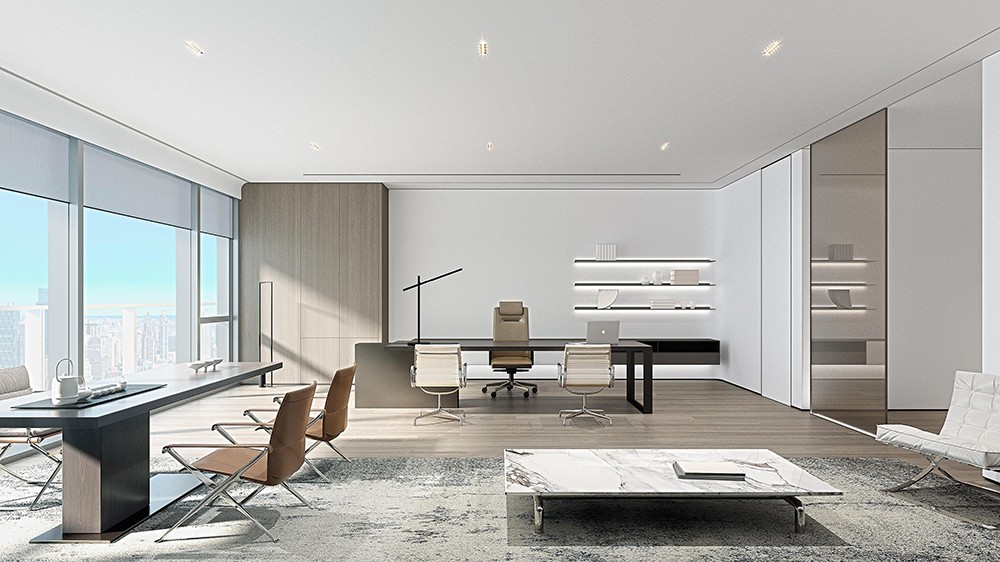 1800平米驻马店企业办公楼设计效果图