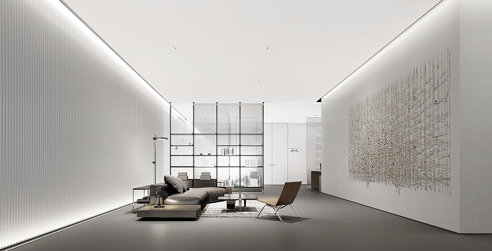 1800平米驻马店企业办公楼设计效果图