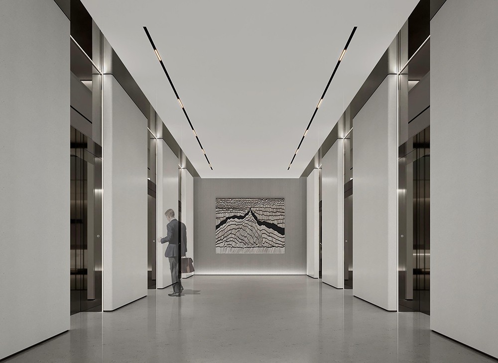 1800平米驻马店企业办公楼设计效果图