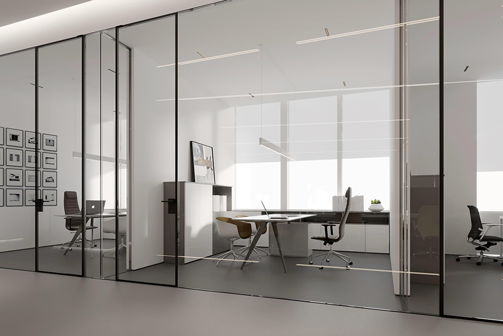 1800平米驻马店企业办公楼设计效果图