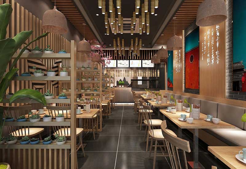 320平米驻马店中餐馆装修设计效果图