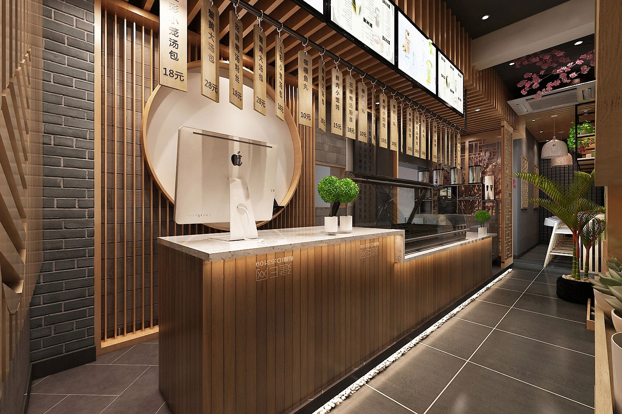 320平米驻马店中餐馆装修设计效果图