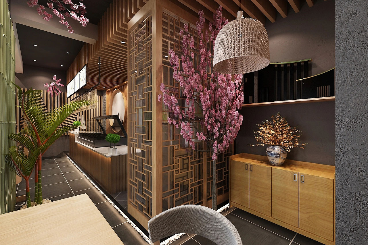 320平米驻马店中餐馆装修设计效果图