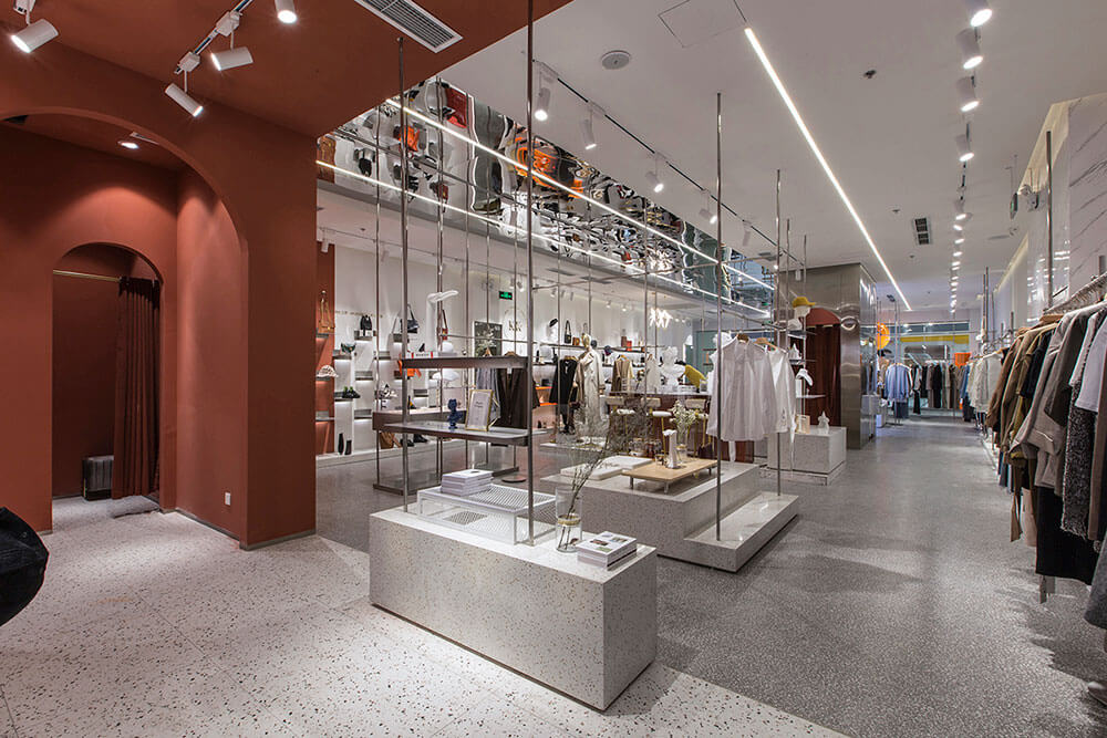 180平米驻马店服装店面装修设计效果图