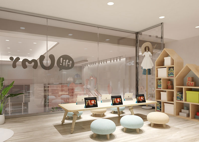 60平米驻马店童装店面设计效果图