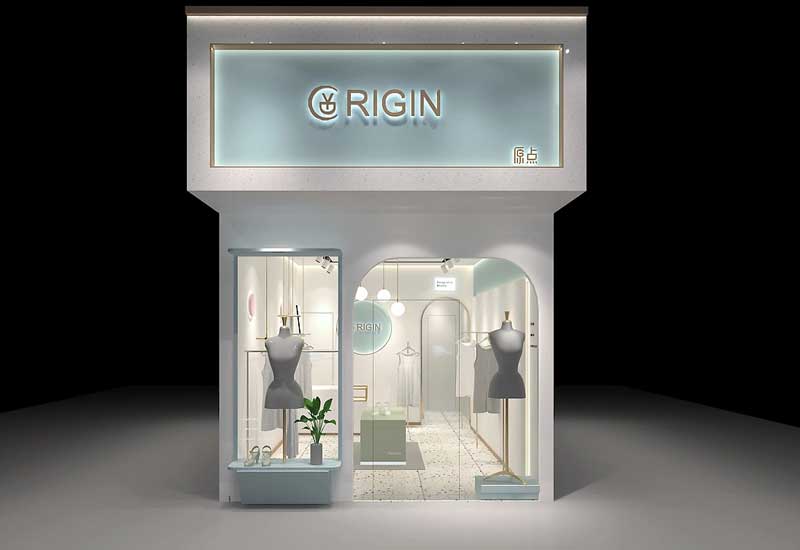 42平米驻马店女装专卖店装修设计效果图