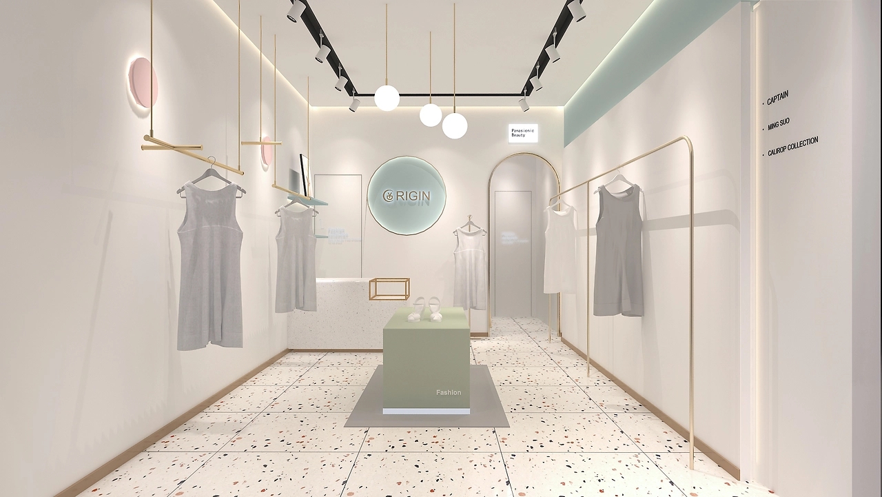 42平米驻马店女装专卖店装修设计效果图