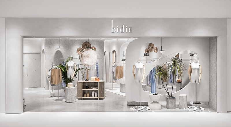 190平米驻马店商场服装店装修设计效果图