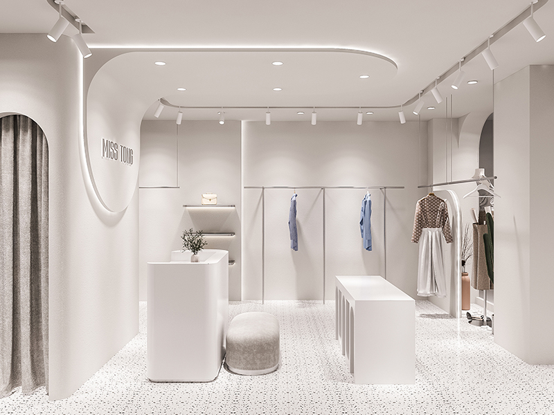 190平米驻马店商场服装店装修设计效果图