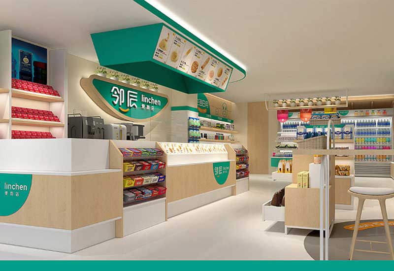 65平米驻马店社区便利店装修设计效果图