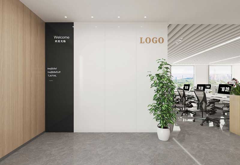 350平米驻马店办公室装修设计效果图