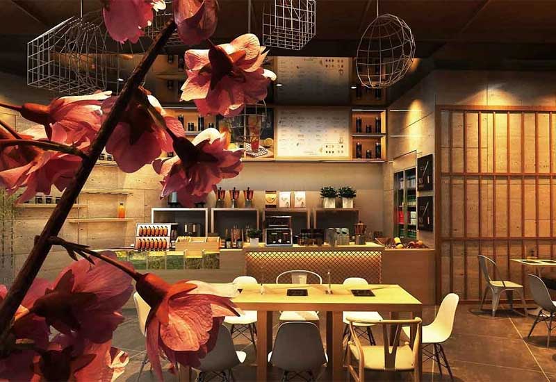 驻马店奶茶店装修设计：饮品研发区的设计与创新氛围营造